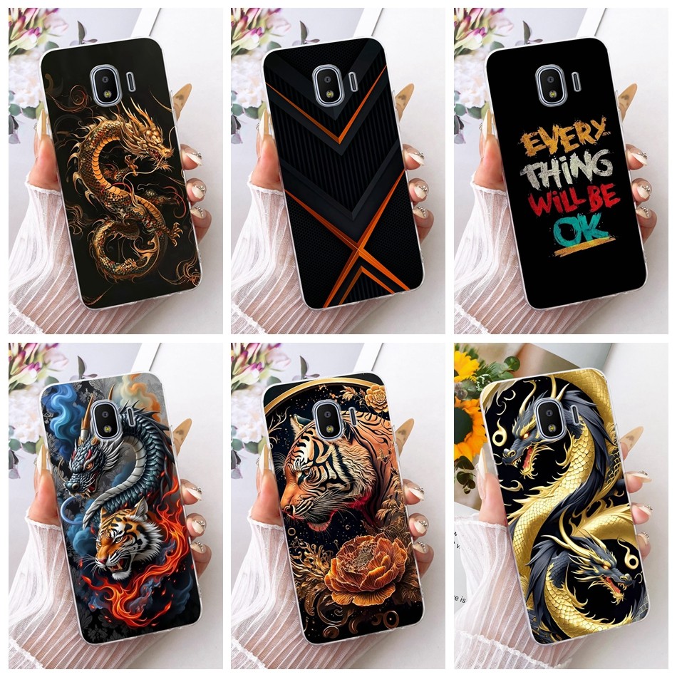 Dành Cho Samsung Galaxy J2 Pro (2018) / J2 (2018) / J2 Core J260G J250F Cool Dragon Tiger Pattern Ốp