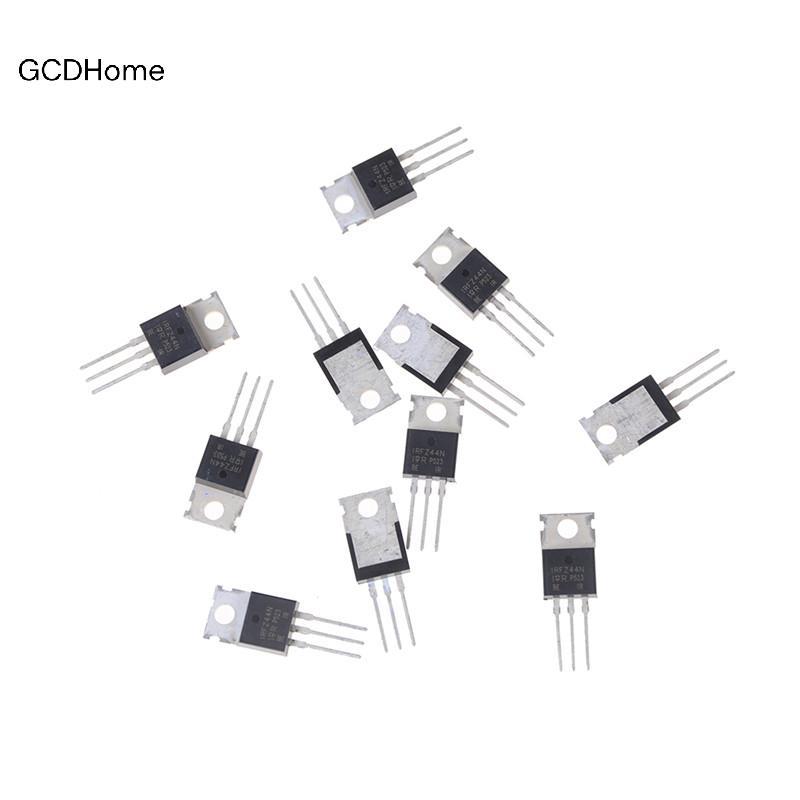GCDHome 10 Chiếc 55V 49A IRFZ44N IRFZ44 Điện Transistor MOSFET N Kênh HOT