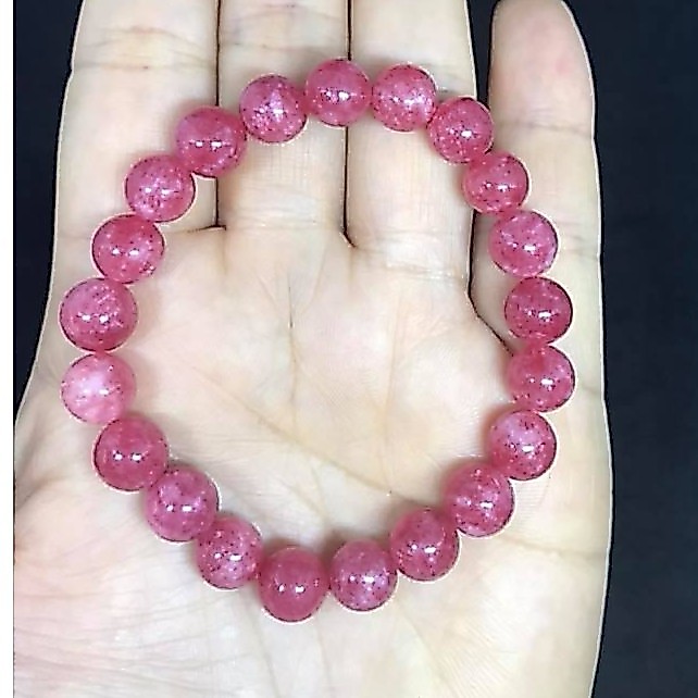VÒNG TAY RUBY HỒNG NGỌC 8LY