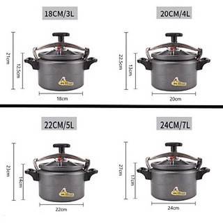 🏆 Nồi áp suất đun ga 18cm