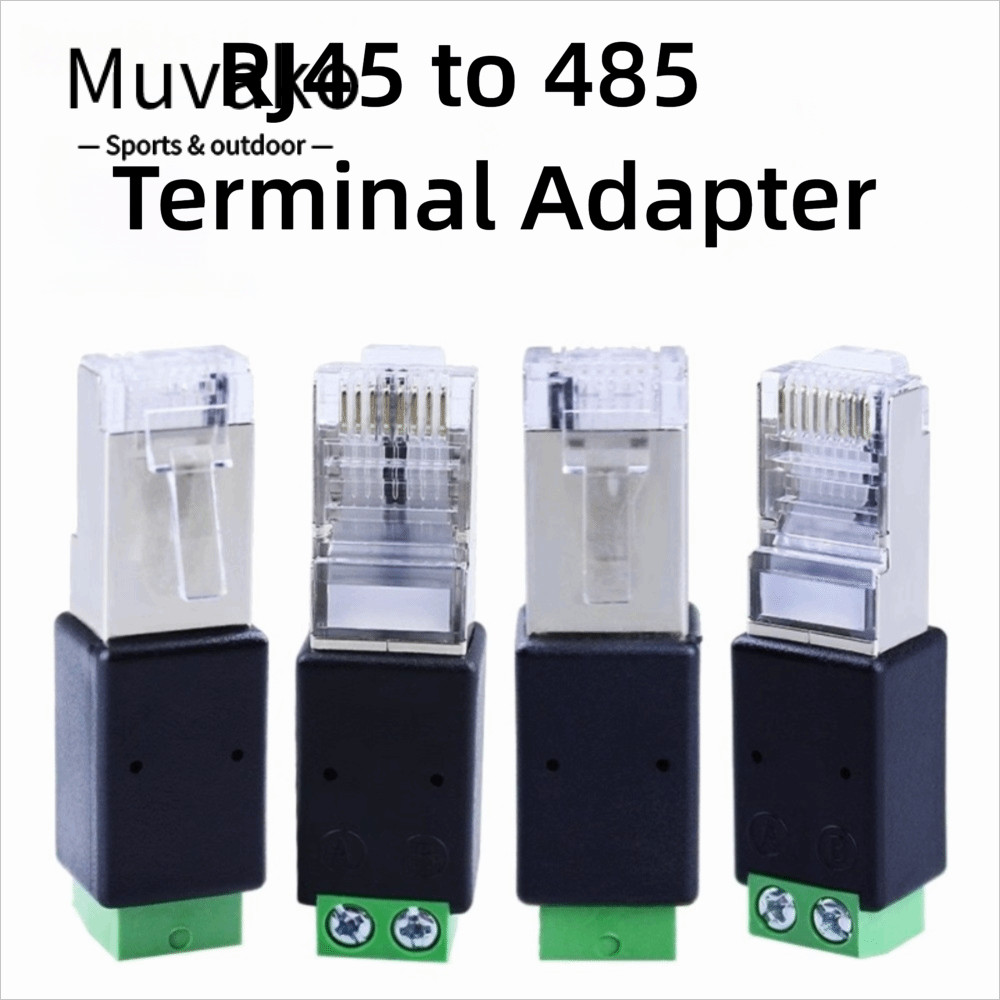 Bộ chuyển đổi MUVAKO RJ45 sang RS485, Thiết bị đầu cuối 2PIN RJ45 Đầu nối đầu cuối RJ45 Bộ chuyển đổ