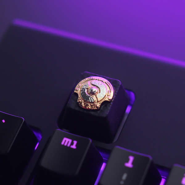 Đá Chìa Khóa DOTA2 DOTA2 DOTA2 Trò Chơi Ngoại Vi Bất Tử Lá Chắn Vô Địch Lá Chắn Bàn Phím Cơ Kẽm Nhôm