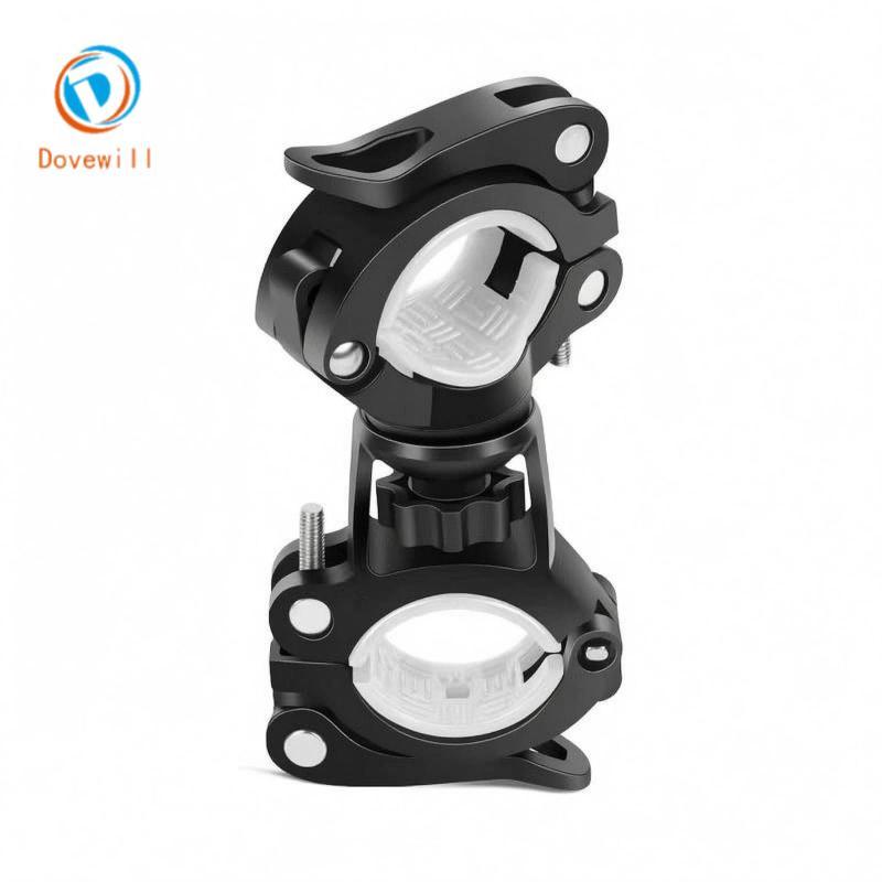 Dovewill Cycle Light Mount Mount Ball-Joint Cycle Lighting Mount Xoay 360 độ Giá đỡ đèn pin đa năng