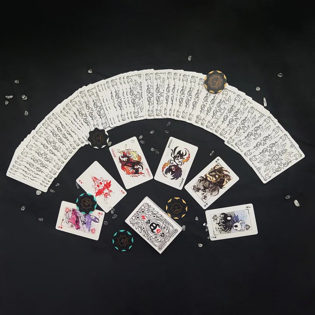 Slugcatgo Hollow Knight Poker-Hollow Knight Chơi bài chủ đề [yjf]