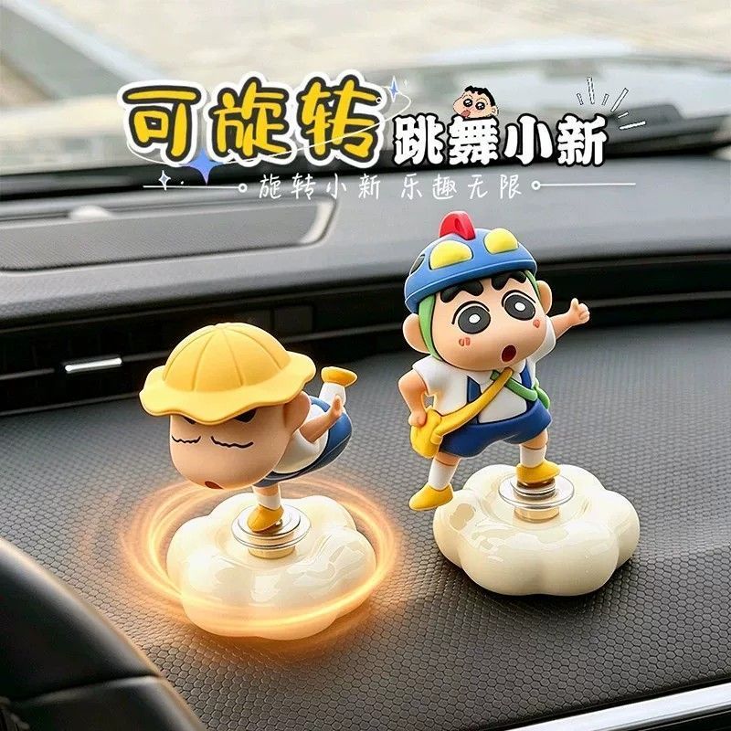 Phong Cách Mới Xoay Crayon Shin-Chan Hợp Thời Trang Chơi Hình Trang Trí Xe Người Ảnh Hưởng Giải Nén 