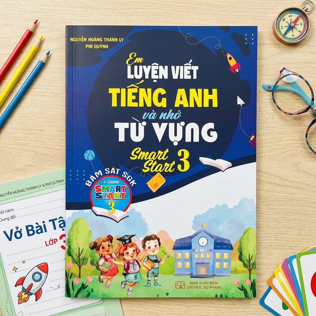 Sách - Em Luyện Viết Tiếng Anh Và Nhớ Từ Vựng - Smart Start 3 (Bám Sát SGK I-Learn Smart Start 3)
