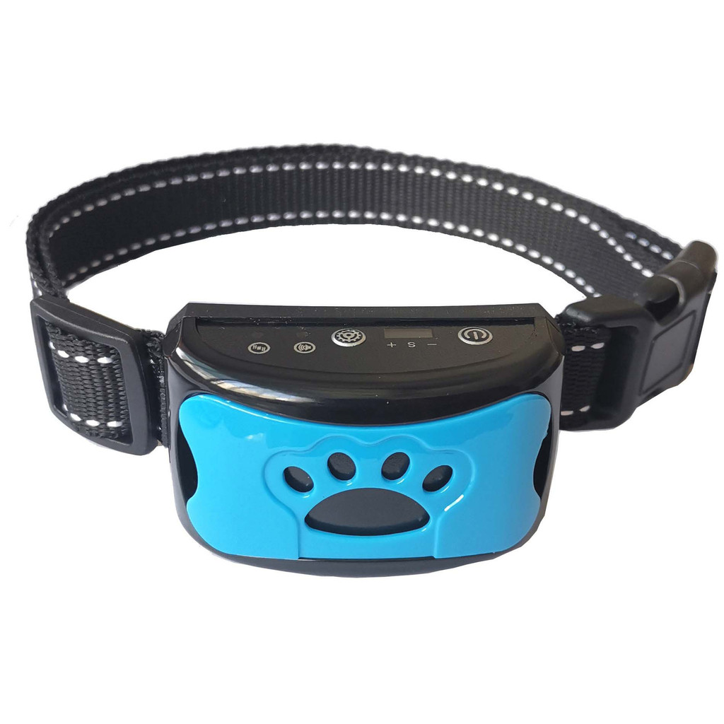 Popular~Smart Automatic Adjustable Anti-Barking Vibration Dog Training Collar, Rechargeable Waterpro