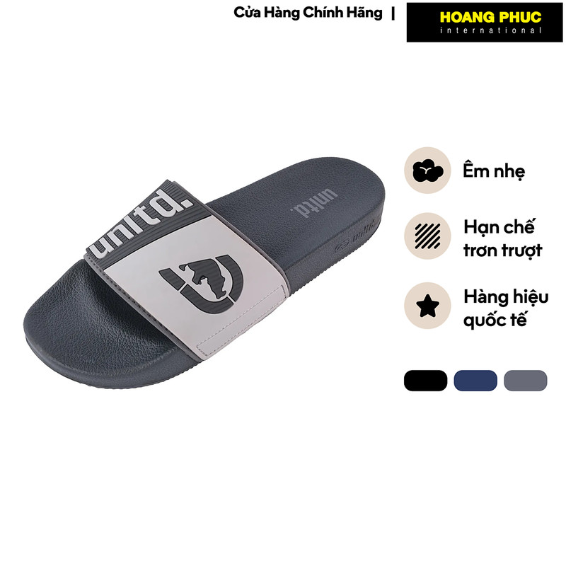 Dép Quai Ngang Nam ECKO UNLTD. Quai Silicone Phối Vải Đế EVA Êm Chân Chống Trượt IS25-25557