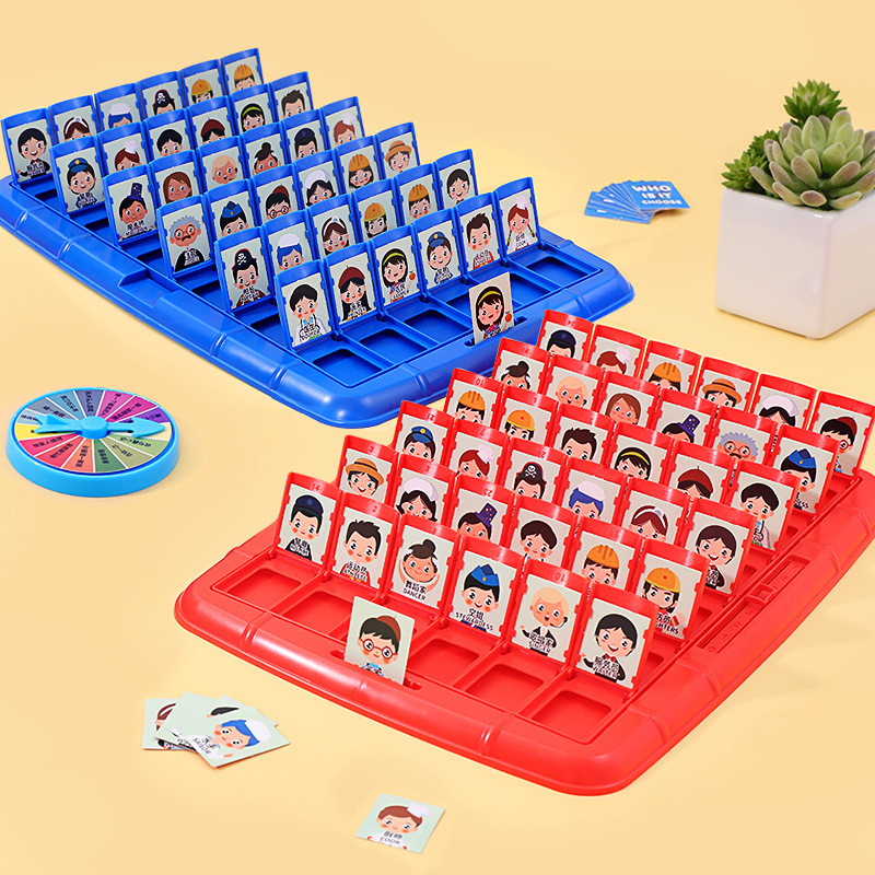 Guess Who Am I Board Game Nhân vật cờ vua Undercover Trò chơi hai người chơi Thẻ trẻ em Đồ chơi huấn