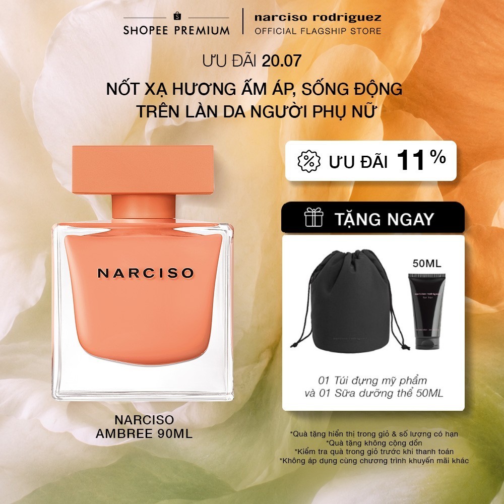 Nước Hoa nữ Narciso Rodriguez Narciso Eau De Parfum Ambrée 90ml