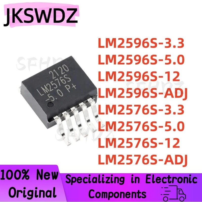 5 Chiếc LM2596S LM2576S LM2596S-3.3 LM2596S-5.0 LM2596S-12 LM2596S-ADJ LM2576S-3.3 LM2576S-5.0 LM257