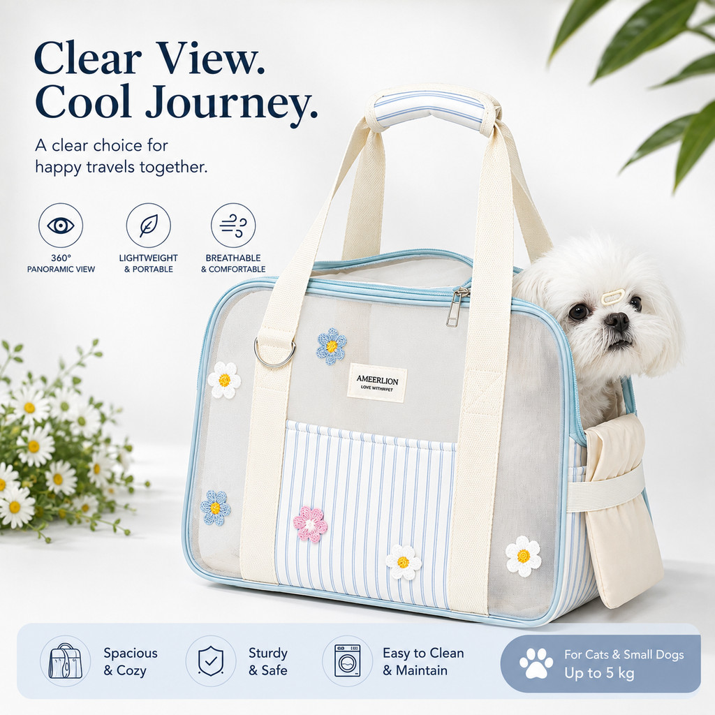 Petcare Túi Thú Cưng Chó Mèo Động Vật Di Động 5 KG