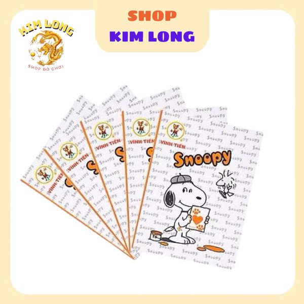 TẬP VĨNH TIẾN VIBOOK CHÓ SNOOPY 10 CUỐN TẬP / 5 CUỐN TẬP HỌC SINH 96 TRANG / 200 TRANG  4 Ô LY VIBOO