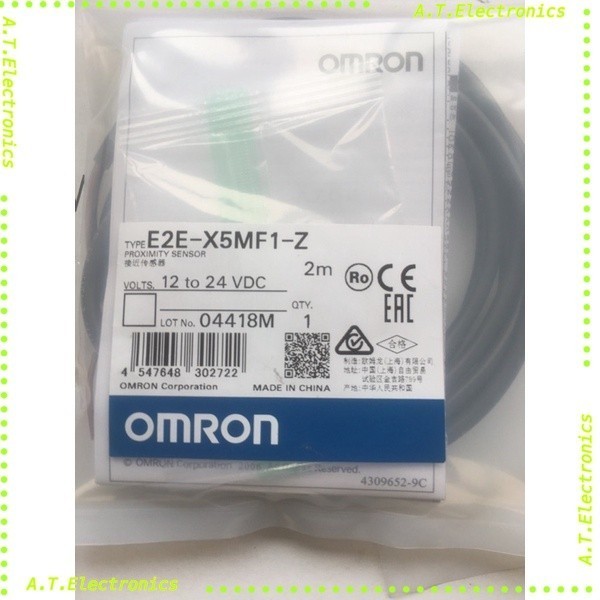 Xác thực Cảm biến tiệm cận E2E-X5MF1-Z M12 Giữ khoảng cách 5 Mm 3 dây PNP Loại Không có cửa hàng tại
