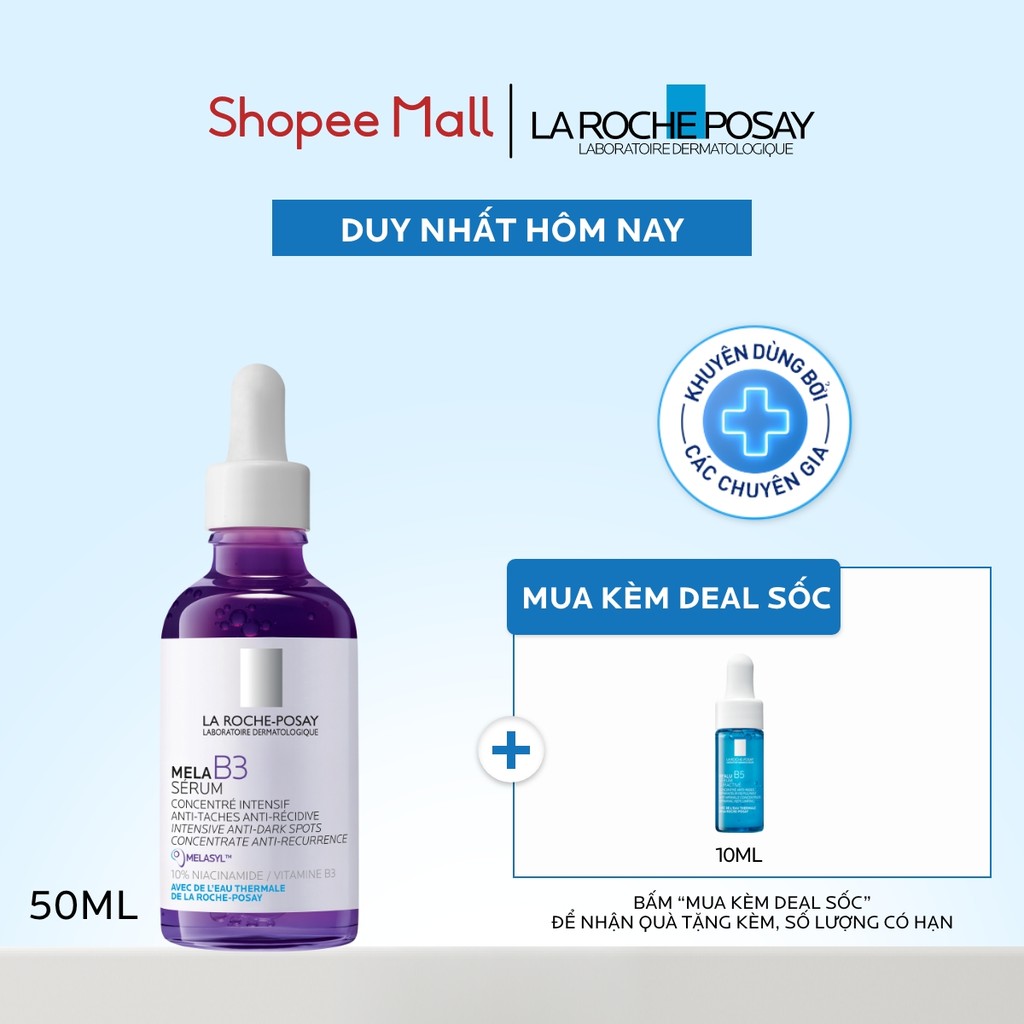Dưỡng chất giảm thâm nám và dưỡng sáng toàn diện La Roche-Posay Mela B3 serum 50ml