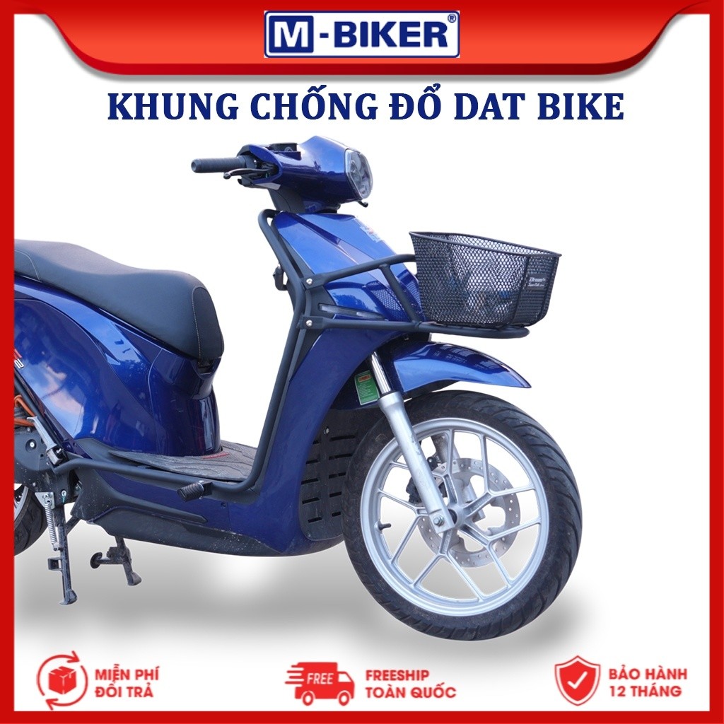 Chống đổ Dat Bike, Khung chống đổ Dat Bike, Chống đổ quây kèm giỏ cho Dat Bike | M-Biker
