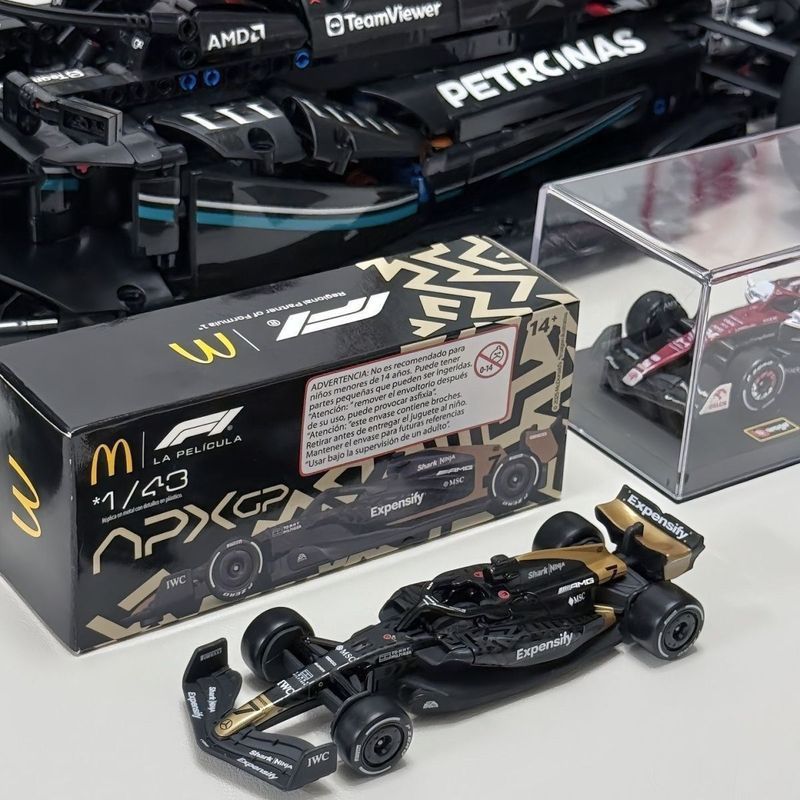 McDonald 's F1 Đồng Thương Hiệu APX Fleet Racing Model Latin America Limited Formula 43 Car Model 7.