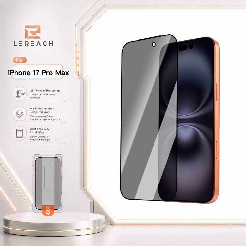 Kính cường lực chống nhìn trộm Cho iPhone 17 Pro Max Chống Gián Điệp Dầu Oleophobic Coating FM2002