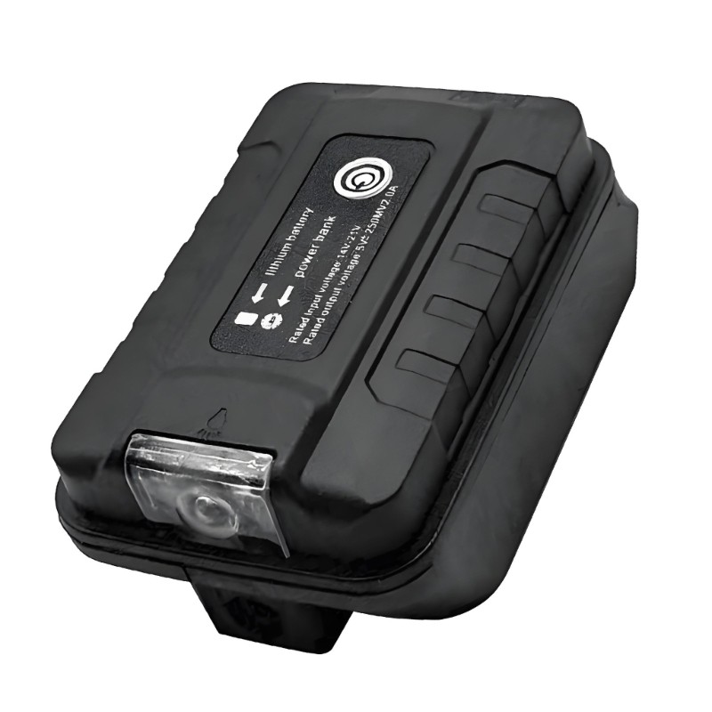 Bộ chuyển đổi Yao 21V sang 5V có bộ đầu ra USB trượt trong Dock để sử dụng nhà để xe sạc khẩn cấp và