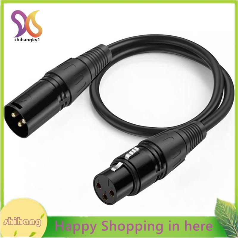 XLR 3-PIN DMX512 Cáp DMX512 Chiếu Sáng Sân Khấu Cáp Tín Hiệu Thiết Bị DJ Đầu Nối XLR DMX512 Dây Nối 