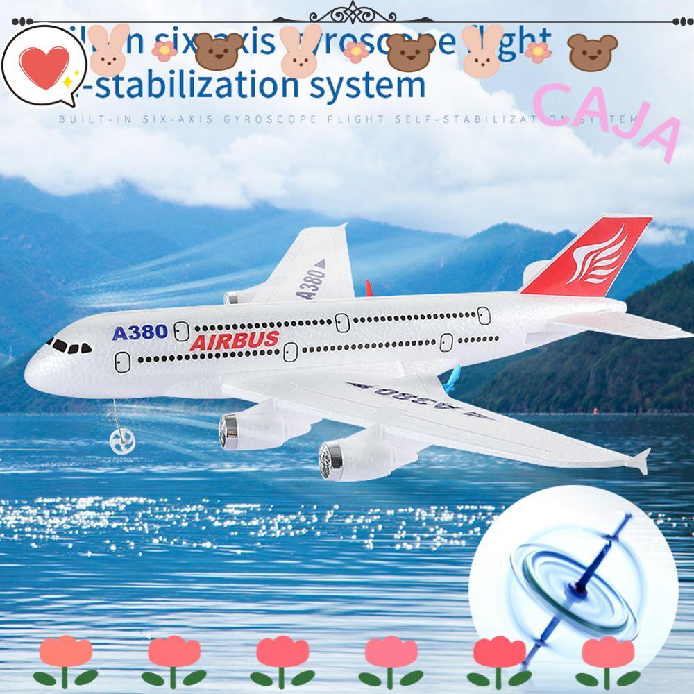 CAJA1 Máy bay điều khiển từ xa Kid Boy Quà tặng cho Airbus A380 Cánh cố định RC Glider