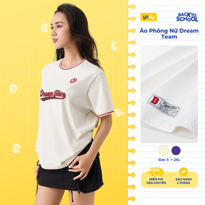 [BST Dream Team Winner] Áo Phông Nữ Yody Dream Team Thể Thao Năng Động Mềm Mại WCTS26S035