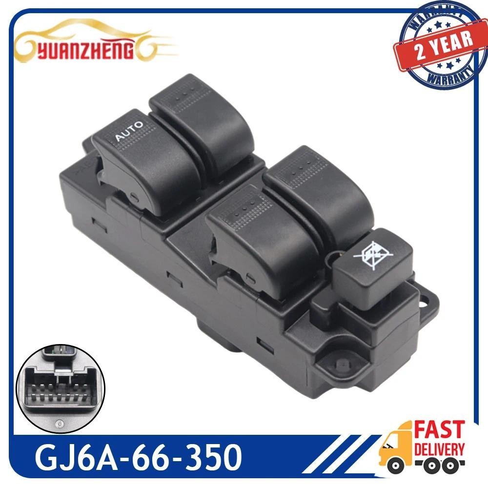 Công Tắc Cửa Sổ Điện Điều Khiển Chính Công Tắc GJ6A-66-350 Cho Xe Mazda 6 Demio 2003 2004 2005 GJ6A6