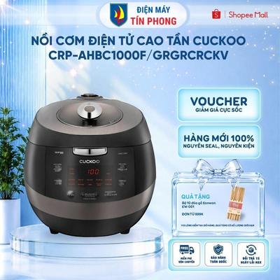 Nồi Cơm Điện Tử Cao Tần Cuckoo CRP-AHBC1000F/GRGRCRCKV 1.8L - Đa Chế Độ Nấu | BH chính hãng