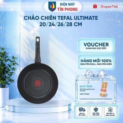 Chảo chiên Tefal Ultimate 20/24/26/28 cm - Sản xuất tại Pháp - Dùng mọi loại bếp - Hỏa tốc 2h HCM