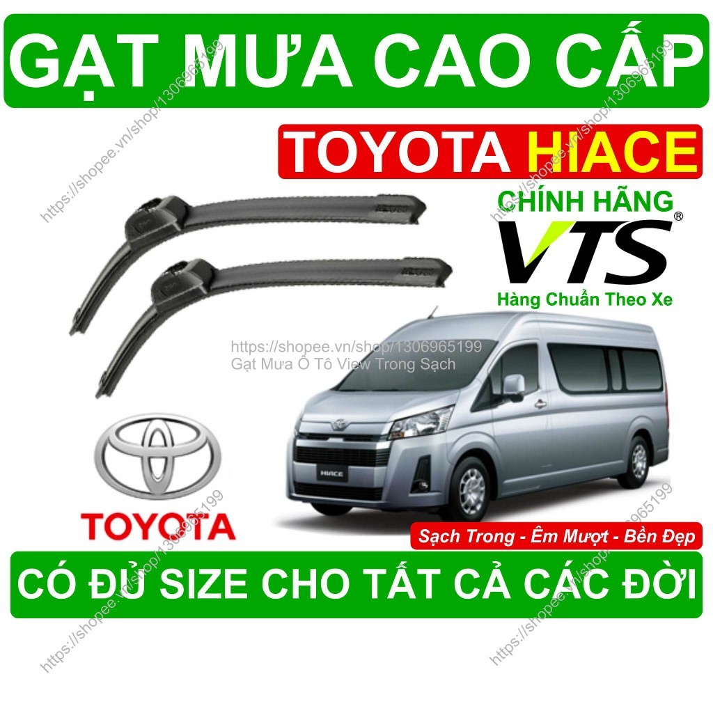 Gạt Mưa Kính Lái Toyota Hiace, Cặp Gạt Mưa Kính Lái Toyota Hiace, Có Đủ Size Cho Các Đời Xe Toyota H