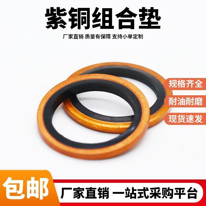Đồng Kết Hợp Gioăng Gioăng JB982-77 Dầu Niêm Phong Vòng Chữ O Chịu Nhiệt Độ Cao Fluorine Nitrile Áp 