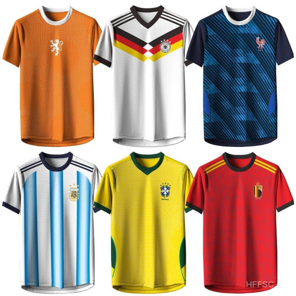 [Số tên tùy chỉnh miễn phí] (GIÁ BÁN BUÔN / LOGO THƯƠNG HIỆU) NAM WORLD CUP JERSEY ÁO THUN SOCCER FO