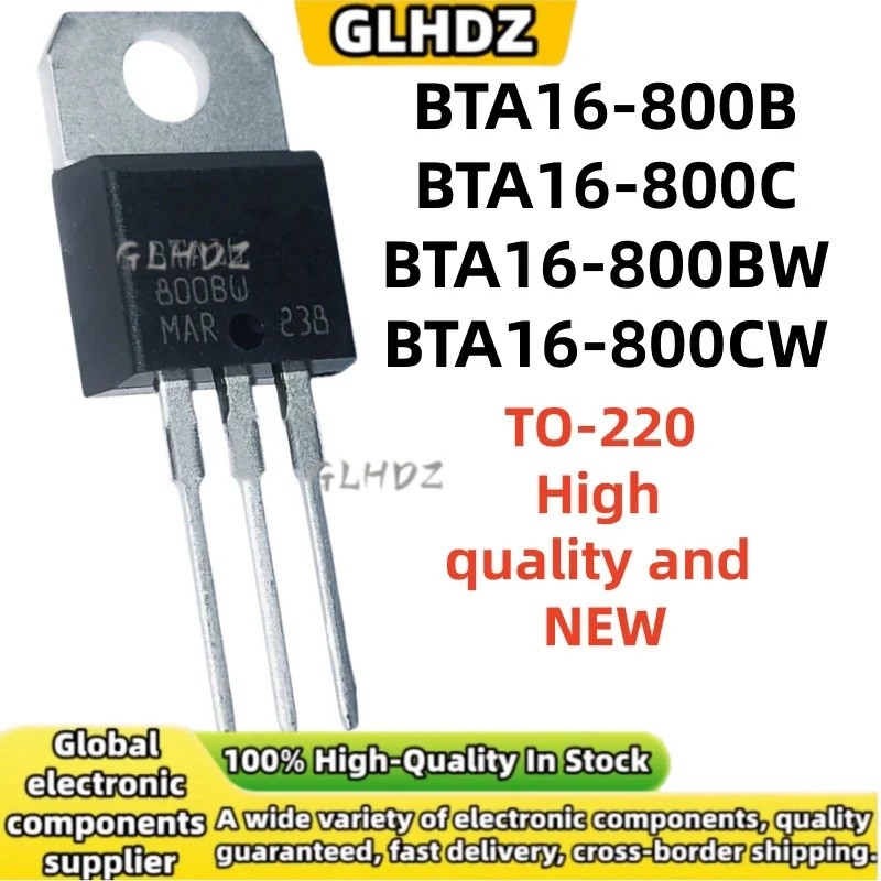 5 Chiếc BTA16-800B BTA16-800C BTA16-800BW BTA16-800CW Thương Hiệu Mới Còn Hàng TO-220