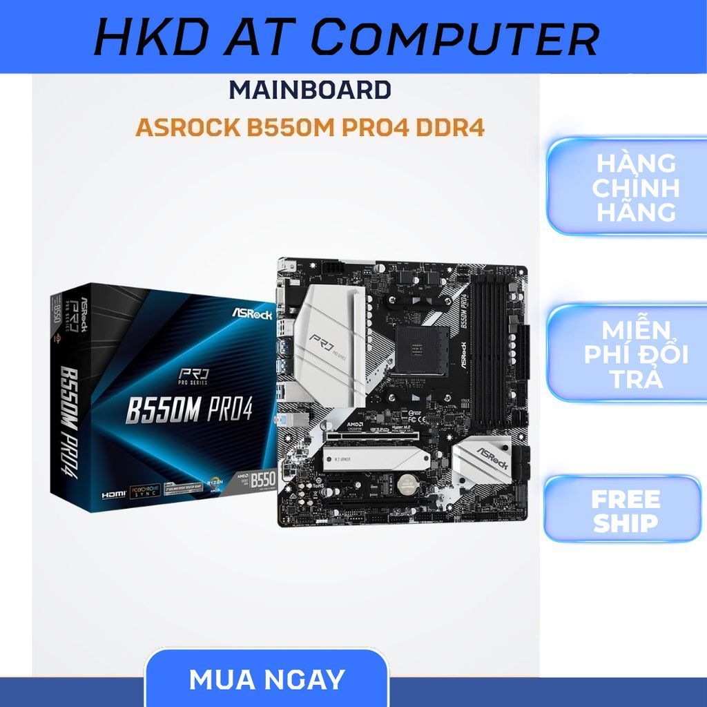 Mainboard ASRock B550M Pro4 DDR4