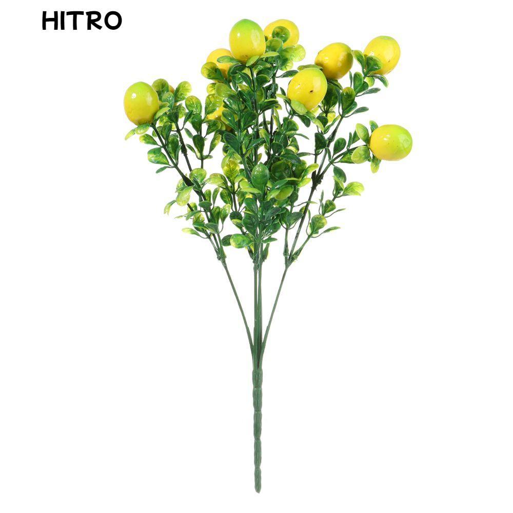 HITRO Lemon Branch Table Centerpiece Holiday Lemon Tree Greenery Trang trí cho trái cây gia đình