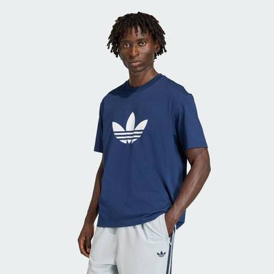 adidas Phong cách sống ÁO THUN BA LÁ ADICOLOR Nam Màu xanh da trời KE0904