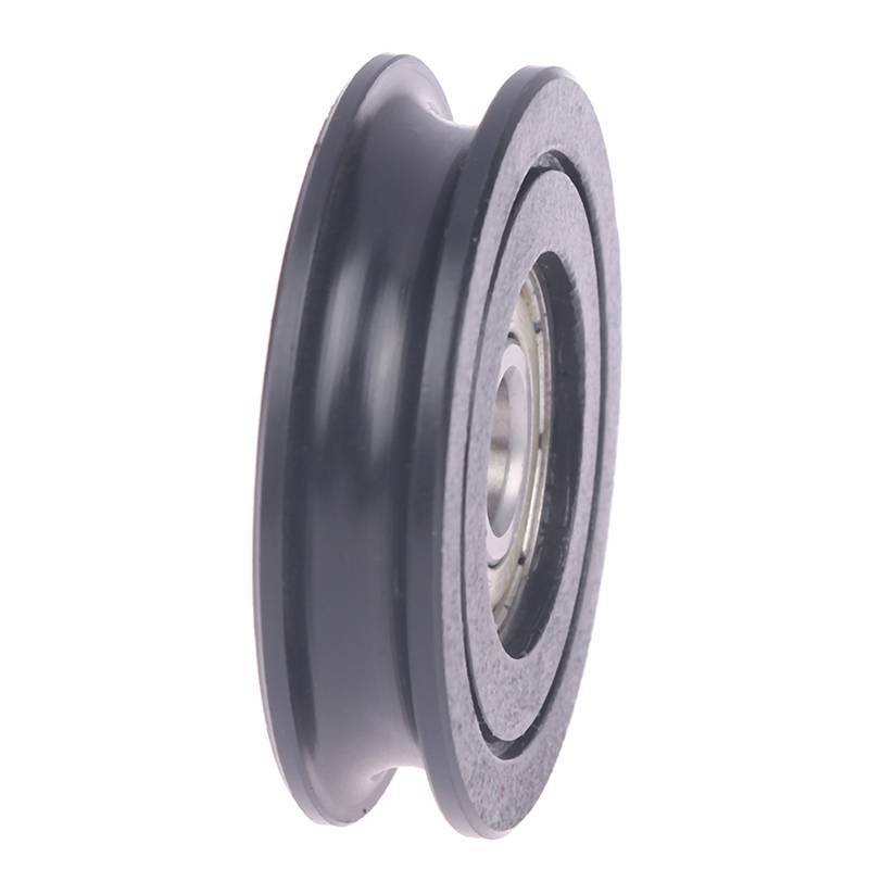 [J & J] Delrin POM 8x40x10MM U Loại Rãnh Bi Bánh Xe Ròng Rọc Con Lăn 608ZZ Bánh Xe Delrin [MỚI]