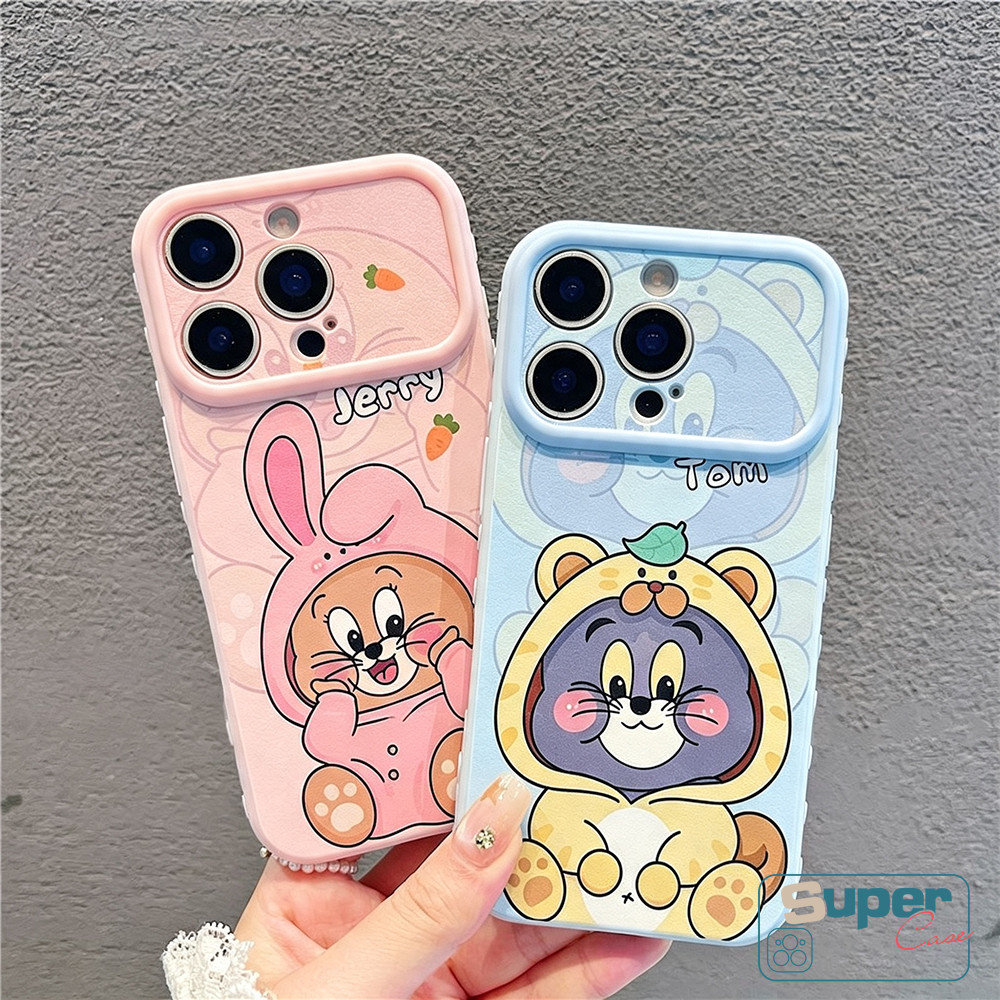 Ốp Lăng Cho Samsung Cat and Mouse Disguise Jerry Tom Case A56 A36 A16 A06 A05 A26 A07 A15 A17 A05 A5