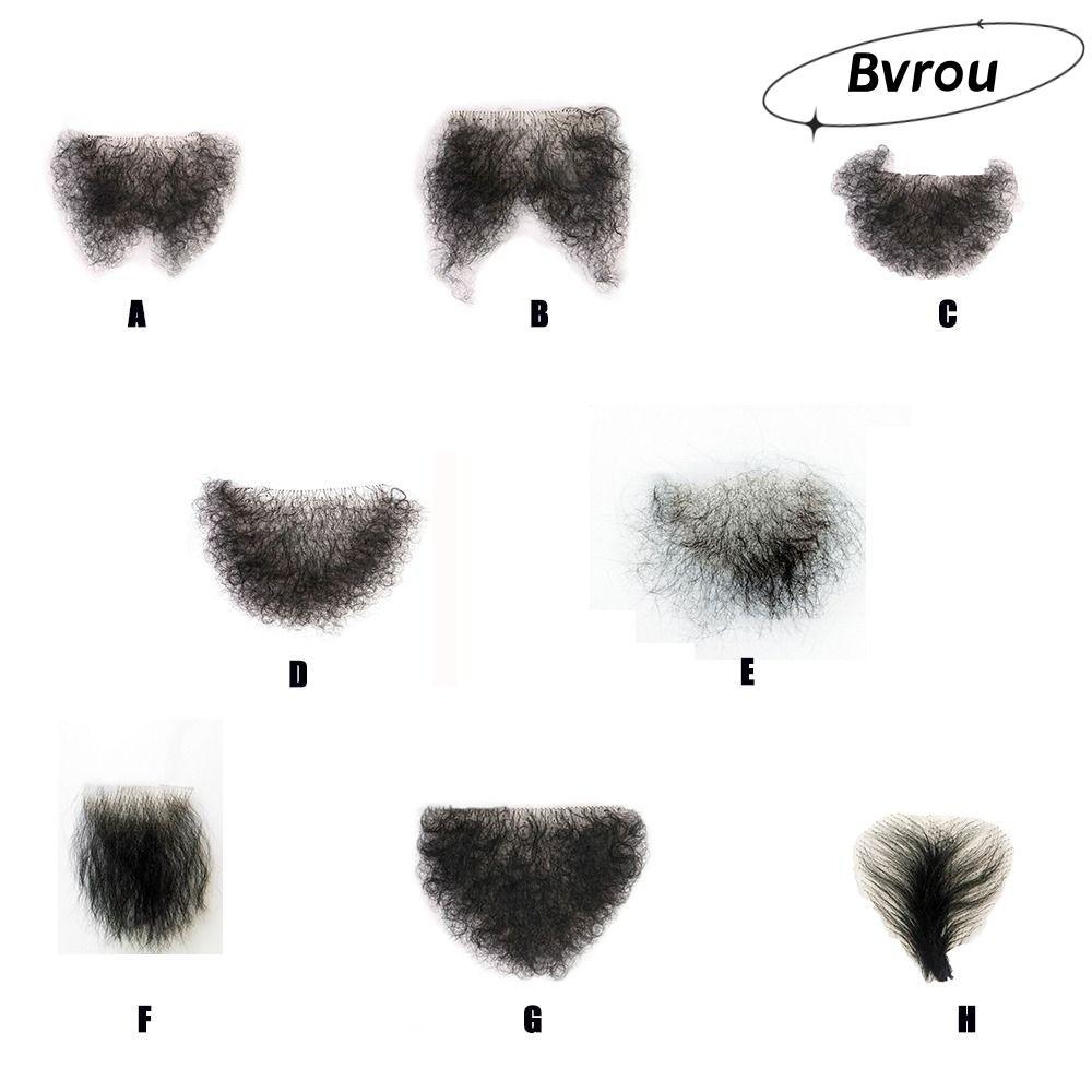 BVROU Giả Tóc Riêng Handmade Giả Riêng Dán Silicon Búp Bê Nữ Mô Phỏng Thật Dán Vô Hình Dán