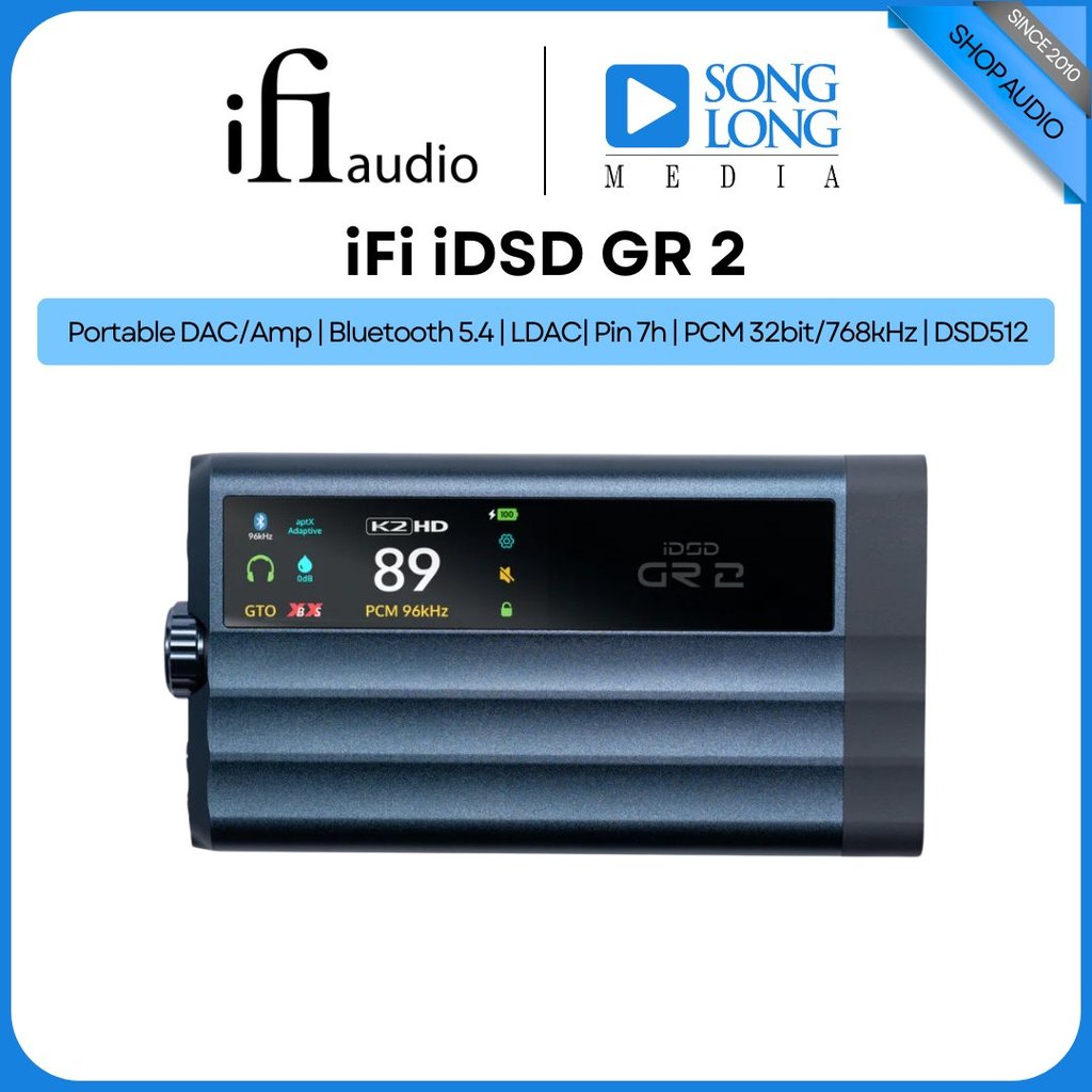Thiết bị giải mã âm thanh iFi iDSD GR 2 (Gryphon 2) -  Hàng Chính Hãng - Songlongmedia