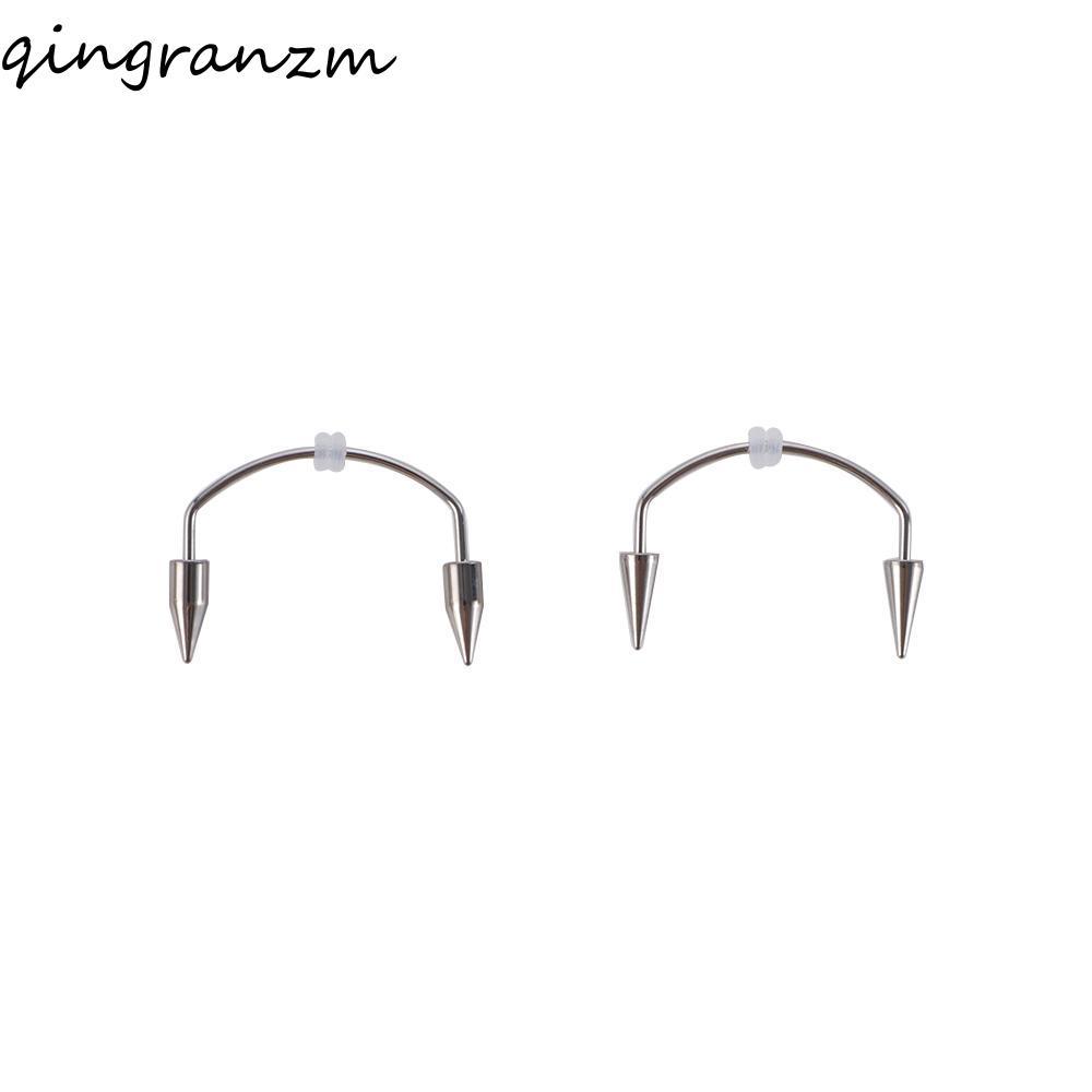 NEXOR Phong Cách Hàn Quốc Môi Nhẫn Punk Gothic BCR Septum Dành Cho Nam Nữ Giả Septum Xuyên Nữ Trang 