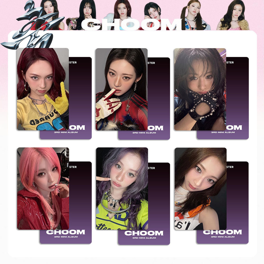 BABYMONSTER BABYMONSTER Album CHOOM Hàng hóa Photocard Album đơn Photocard AHYEON ASA Thẻ ngẫu nhiên