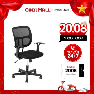 Ghế Văn Phòng Cao Cấp Cobi – Ghế Công Thái Học, Tựa Lưng Ôm Sát, Ngồi Lâu Không Mỏi, Điều Chỉnh Đa Năng