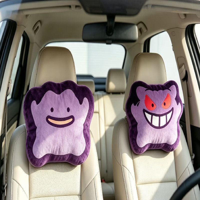 Tựa Đầu Ô Tô Gengar Đa Dạng Quái Vật Tựa Đầu Ô Tô Gối Cổ Bốn Mùa Đa Năng Pokémon Hàng Hóa