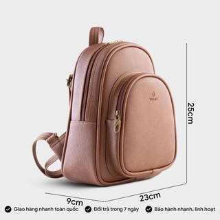 Balo Yuumy (Thời trang nữ cỡ trung - Balo da YBA4) Bagsmart