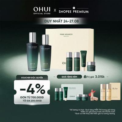 [OHUI Official] Bộ dưỡng chất toàn diện 6 món ngăn ngừa lão hóa sớm O HUI PRIME ADVANCER 337ml