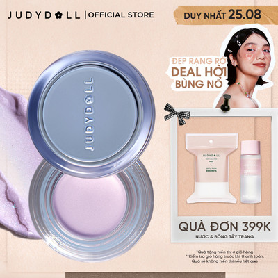 [Tổng Hợp] JUDYDOLL Kem Đa Năng Má hồng Son môi Mịn mướt Bóng nhẹ 6g & Kem Bắt Sáng Căng bóng Trong veo Chống nước 5g