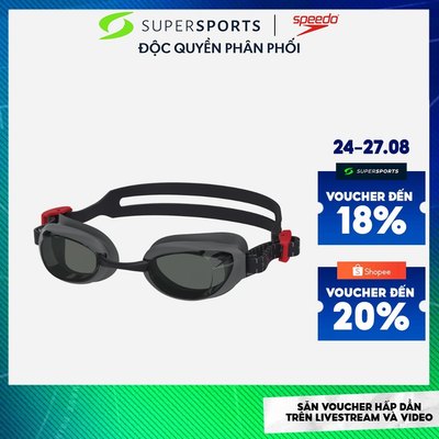 Kính Bơi Cận Thị Người Lớn Speedo Aquapure Optical - Đen - 8-095409722 ADS02 LS100