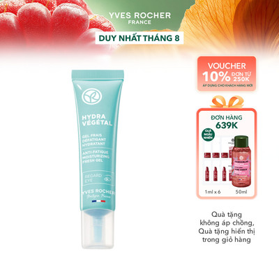 Kem mắt dưỡng ẩm, làm sáng và giảm bọng mắt Hydra Vegetal - tuýp 15ml