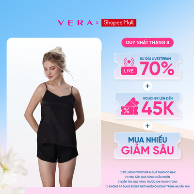 Áo camisole nữ Vera satin trơn - V0674